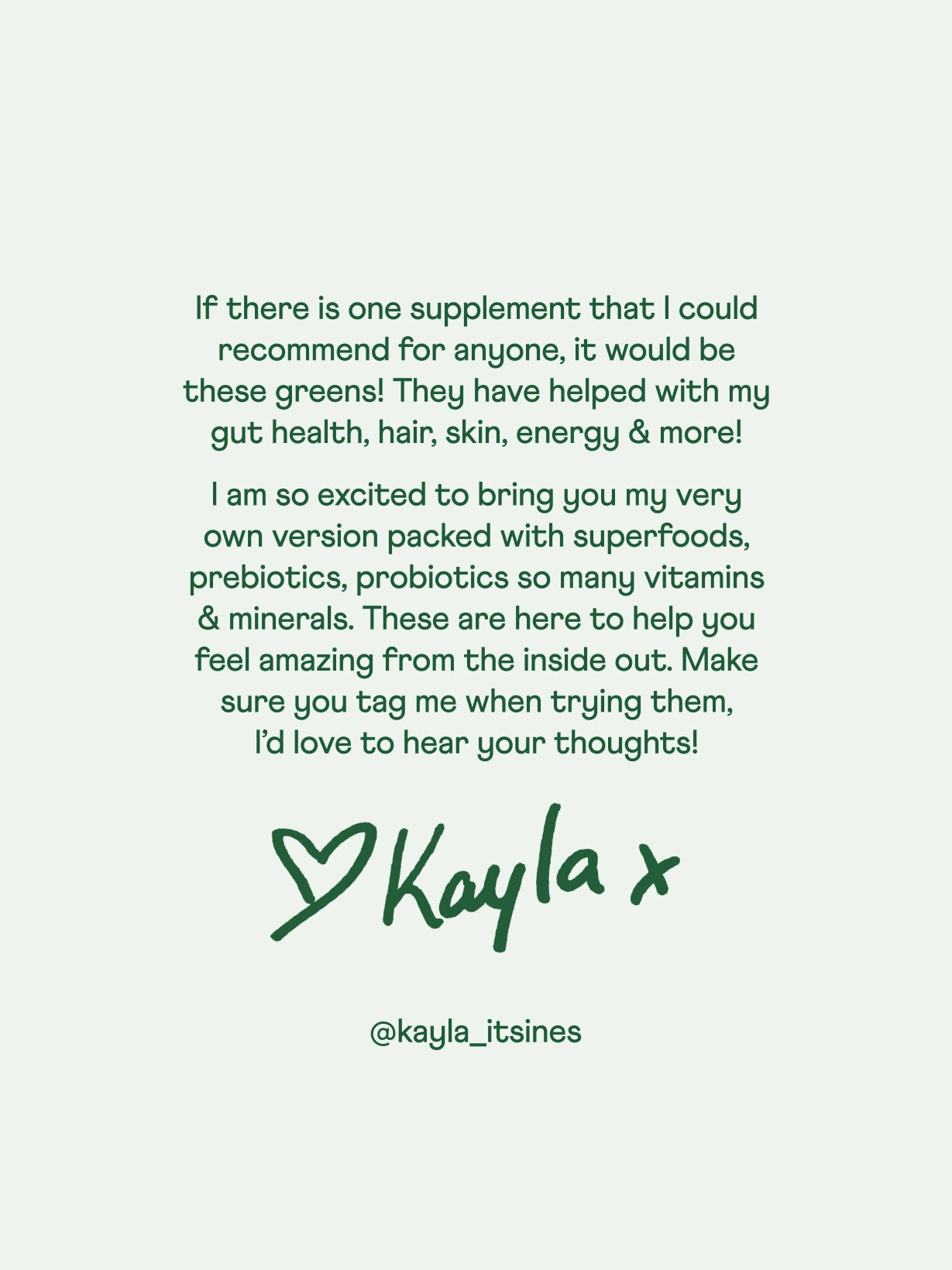 LIMITED EDITION Kayla Itsines Greens & Superfoods - Strawberry Apple
