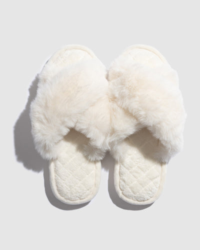 Soli Slippers - Popcorn White