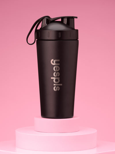 Stainless Steel Shaker - Matte Black