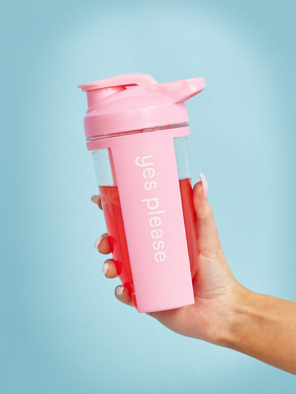 Yes Please Shaker - Baby Pink